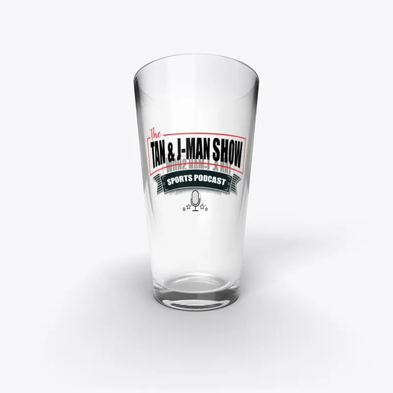 Tan and J-Man Show Pint Glass